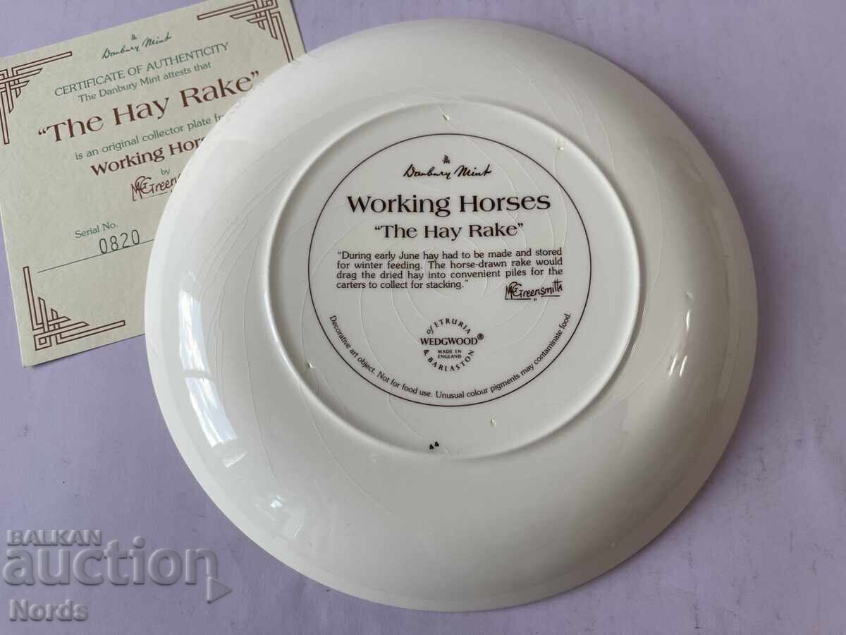 Wedgwood Συλλεκτικό Πιάτο με Πιστοποιητικό - 5