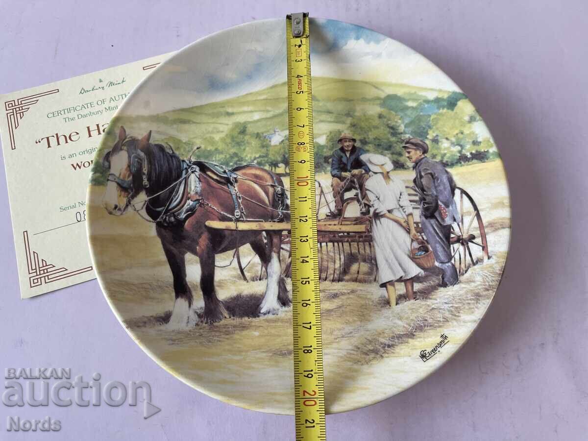 Wedgwood Συλλεκτικό Πιάτο με Πιστοποιητικό - 6