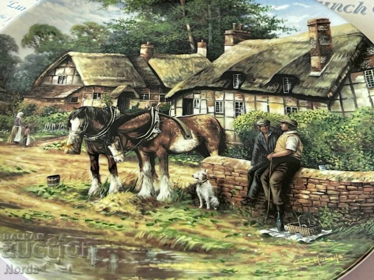 Wedgwood. Collection plate with certificate - 5