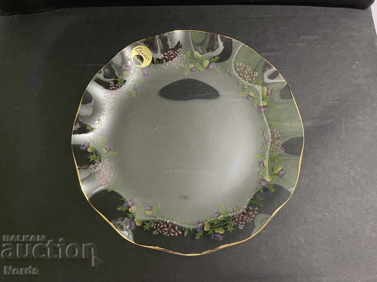 Delivery of English glass plate