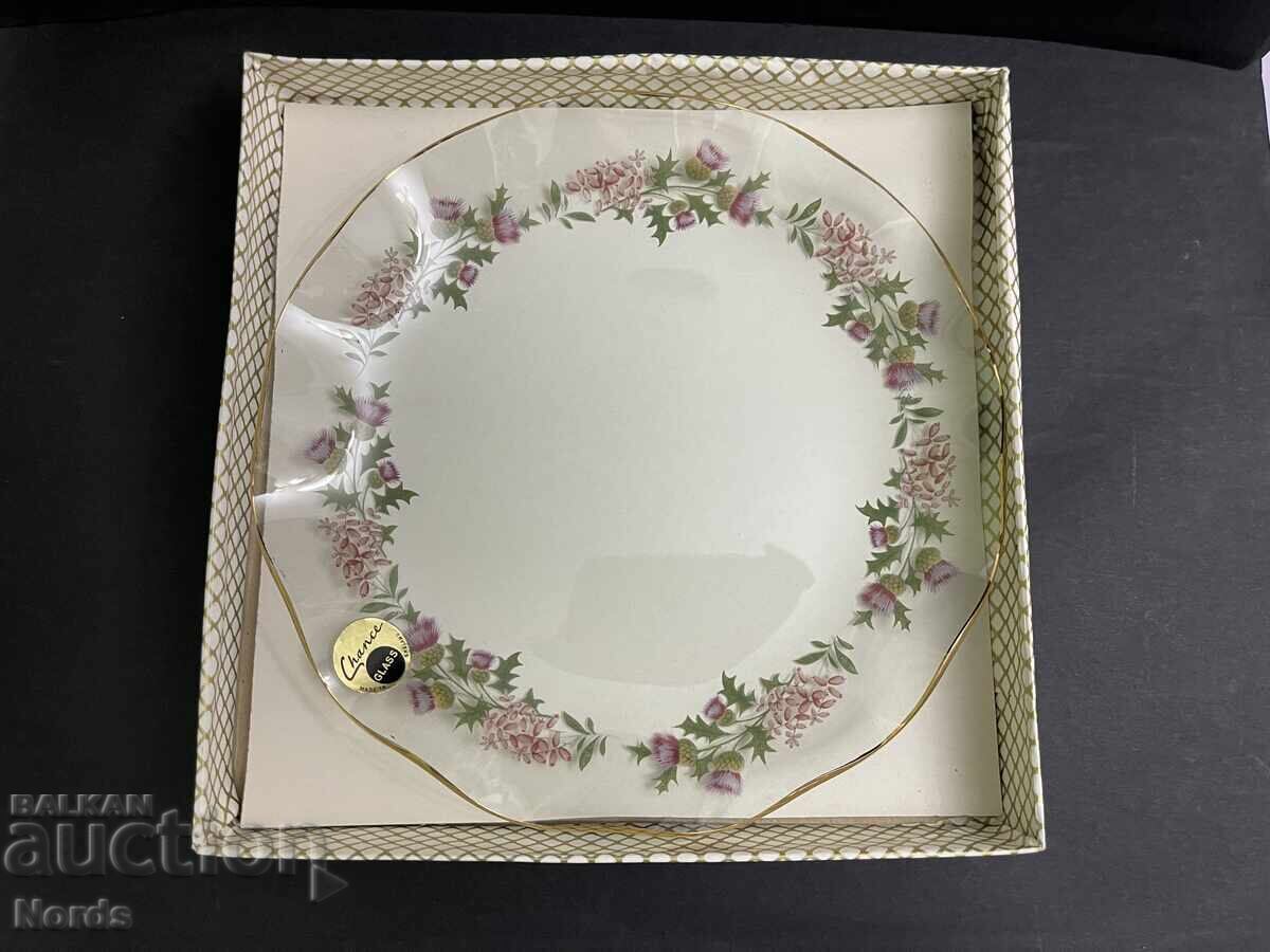 English glass plate