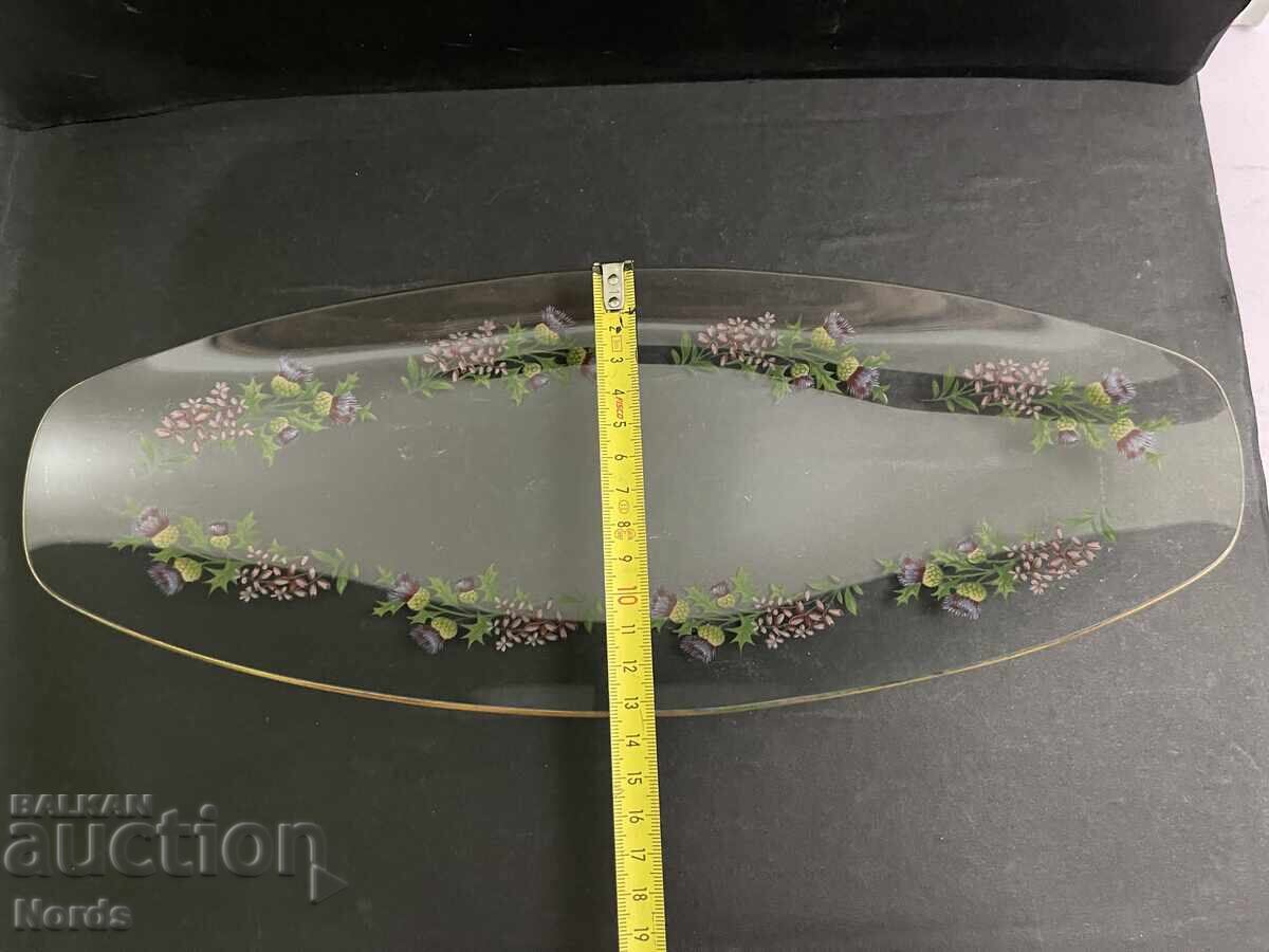 Δημοπρασία Αγγλικό γυάλινο πιάτο