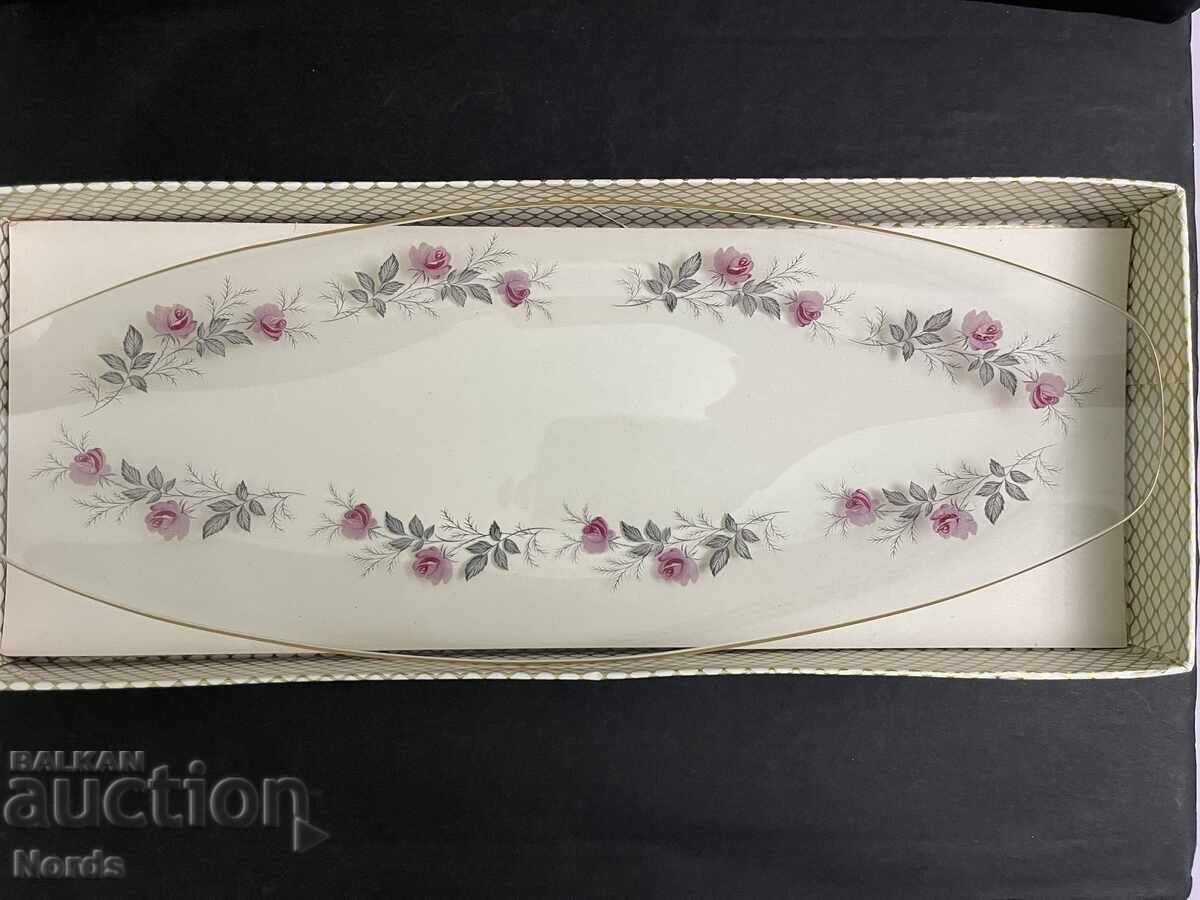 Αγγλικό γυάλινο πιάτο