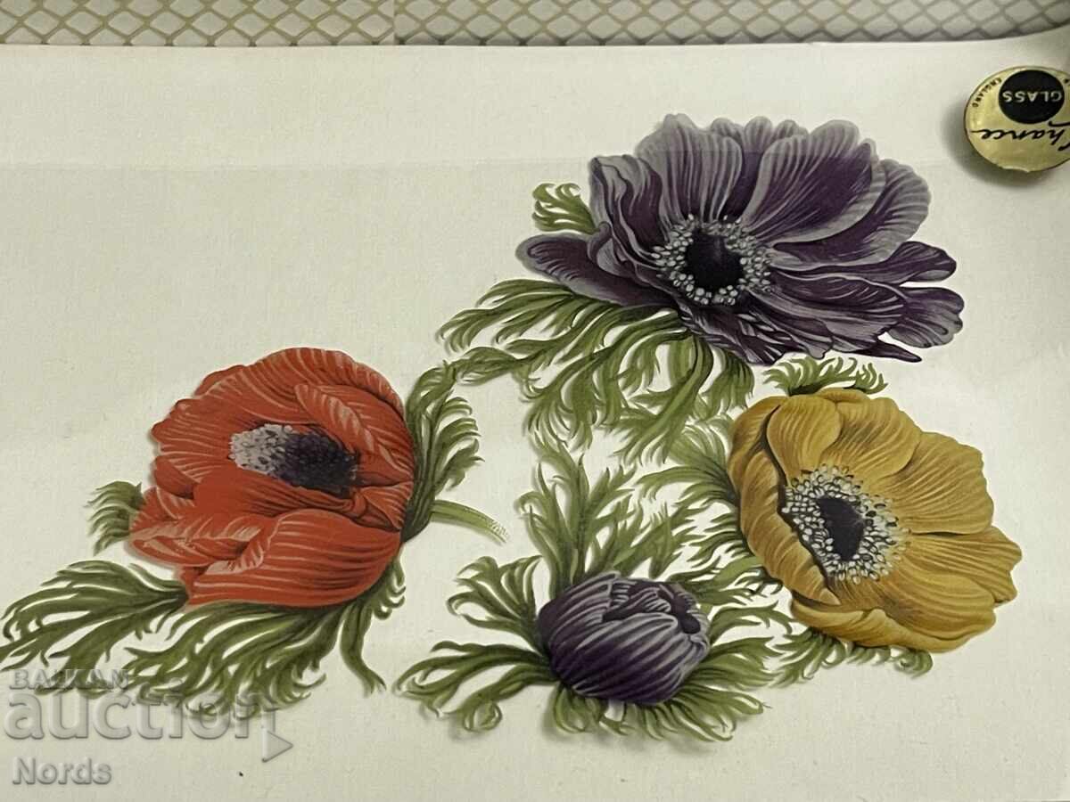 Παράδοση Αγγλικό γυάλινο πιάτο