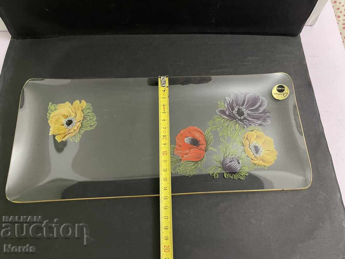 Αγγλικό γυάλινο πιάτο - 5