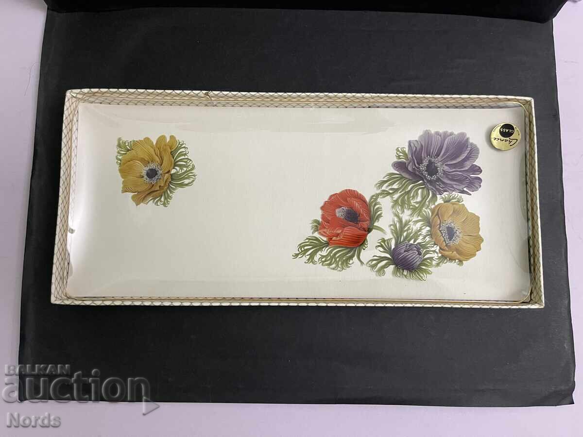 Αγγλικό γυάλινο πιάτο