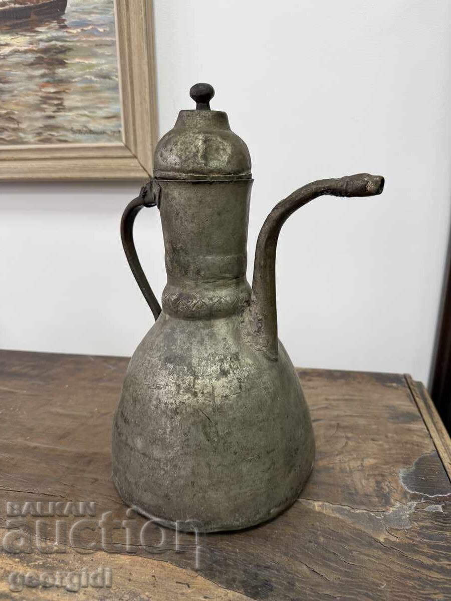 Auction  Copper Ottoman ewer / jug / vessel. No. 7822