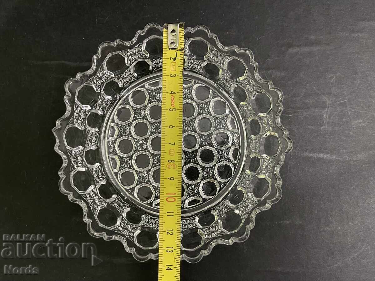 Красива кристална чинийка за ядки - 5