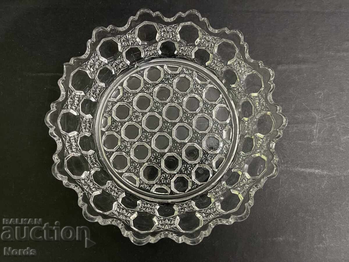 Красива кристална чинийка за ядки - 6