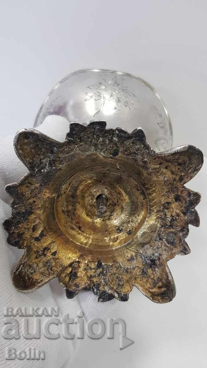 Vas de zahăr argint turcesc otoman rar cu tughră, secolul al XIX-lea - 6 Vas de zahăr argint turcesc otoman rar cu tughră, secolul al XIX-lea - 6