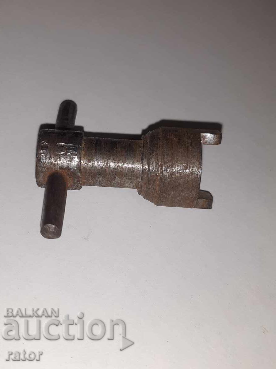 Lacăt vechi rar de colecție, cofăr - 7