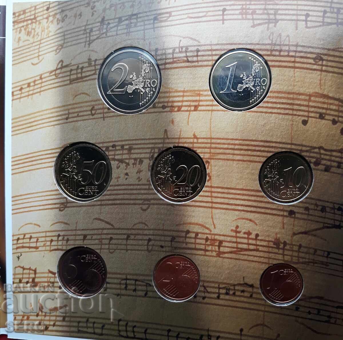 Licitație Austria - SET 2003 din 8 monede euro Licitație Austria - SET 2003 din 8 monede euro