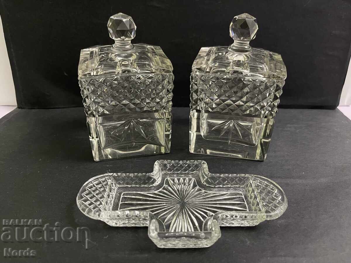 Кристален лот захарници