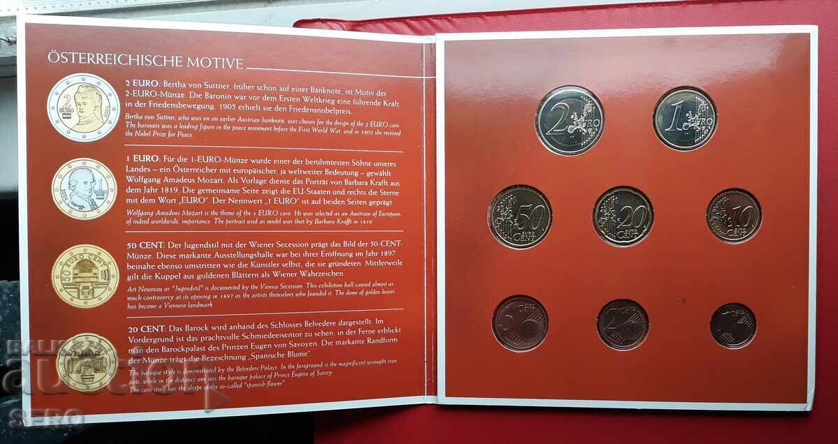 Austria - SET 2004 from 8 Euro coins with price € 16.00 | 31.29 BGN Austria - SET 2004 from 8 Euro coins with price € 16.00 | 31.29 BGN