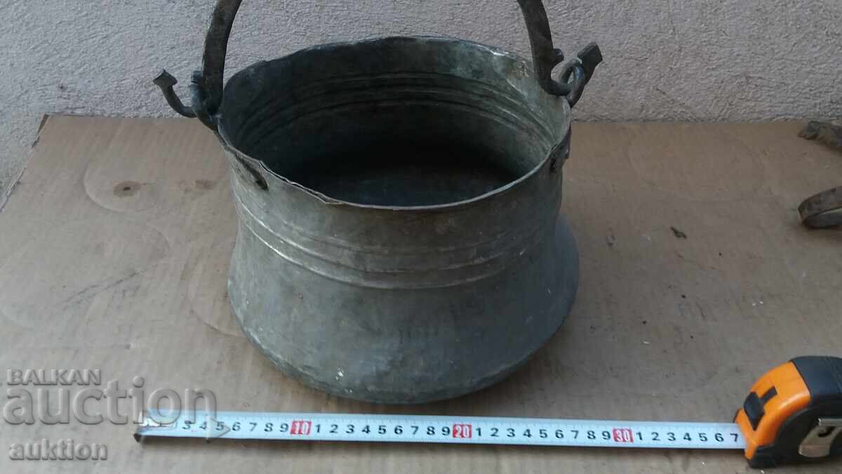 Σφυρήλατο Αναγεννησιακό Χάλκινο Καζάνι - Χαλκός - Γαμήλιο με τιμή € 34.99 | 68.43 BGN