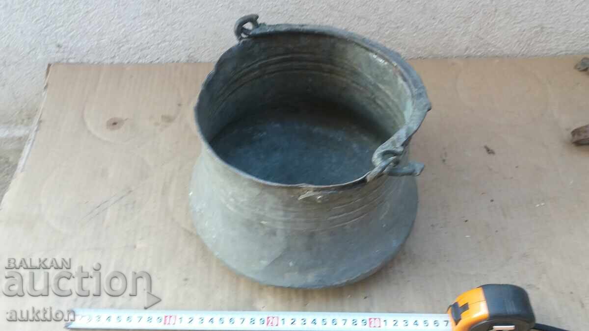 Σφυρήλατο Αναγεννησιακό Χάλκινο Καζάνι - Χαλκός - Γαμήλιο - 6