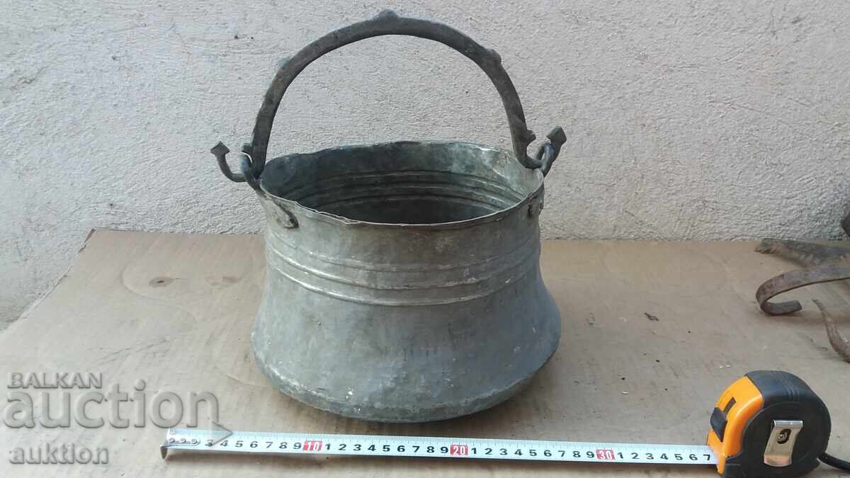 Σφυρήλατο Αναγεννησιακό Χάλκινο Καζάνι - Χαλκός - Γαμήλιο