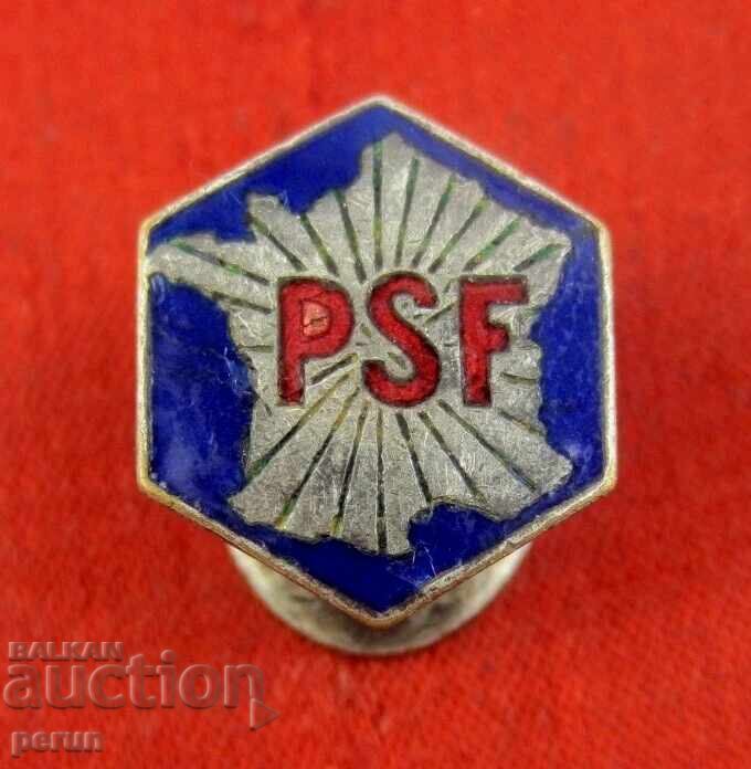 Френска Националистическа Партия PSF преди 1940 г.Бутониера Френска Националистическа Партия PSF преди 1940 г.Бутониера