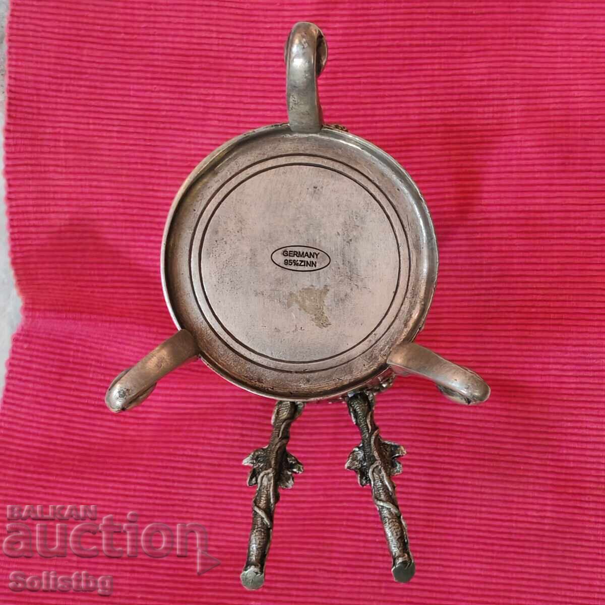 Αντίκα μεταλλική βάση για μπουκάλι κρασιού, Γερμανία - 7 Αντίκα μεταλλική βάση για μπουκάλι κρασιού, Γερμανία - 7