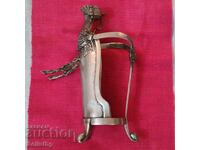 Αντίκα μεταλλική βάση για μπουκάλι κρασιού, Γερμανία