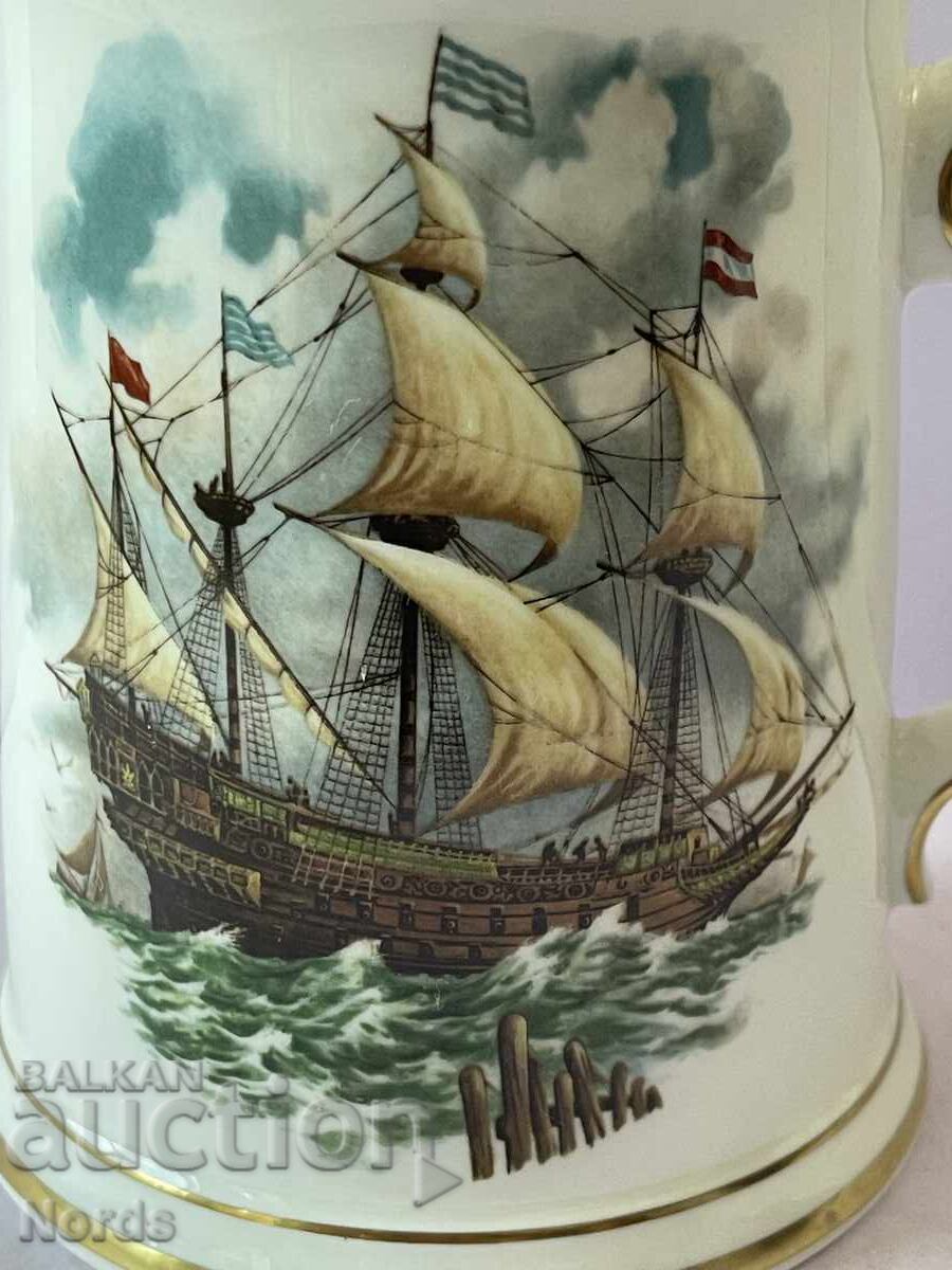 Доставка на Английска порцеланова халба Доставка на Английска порцеланова халба