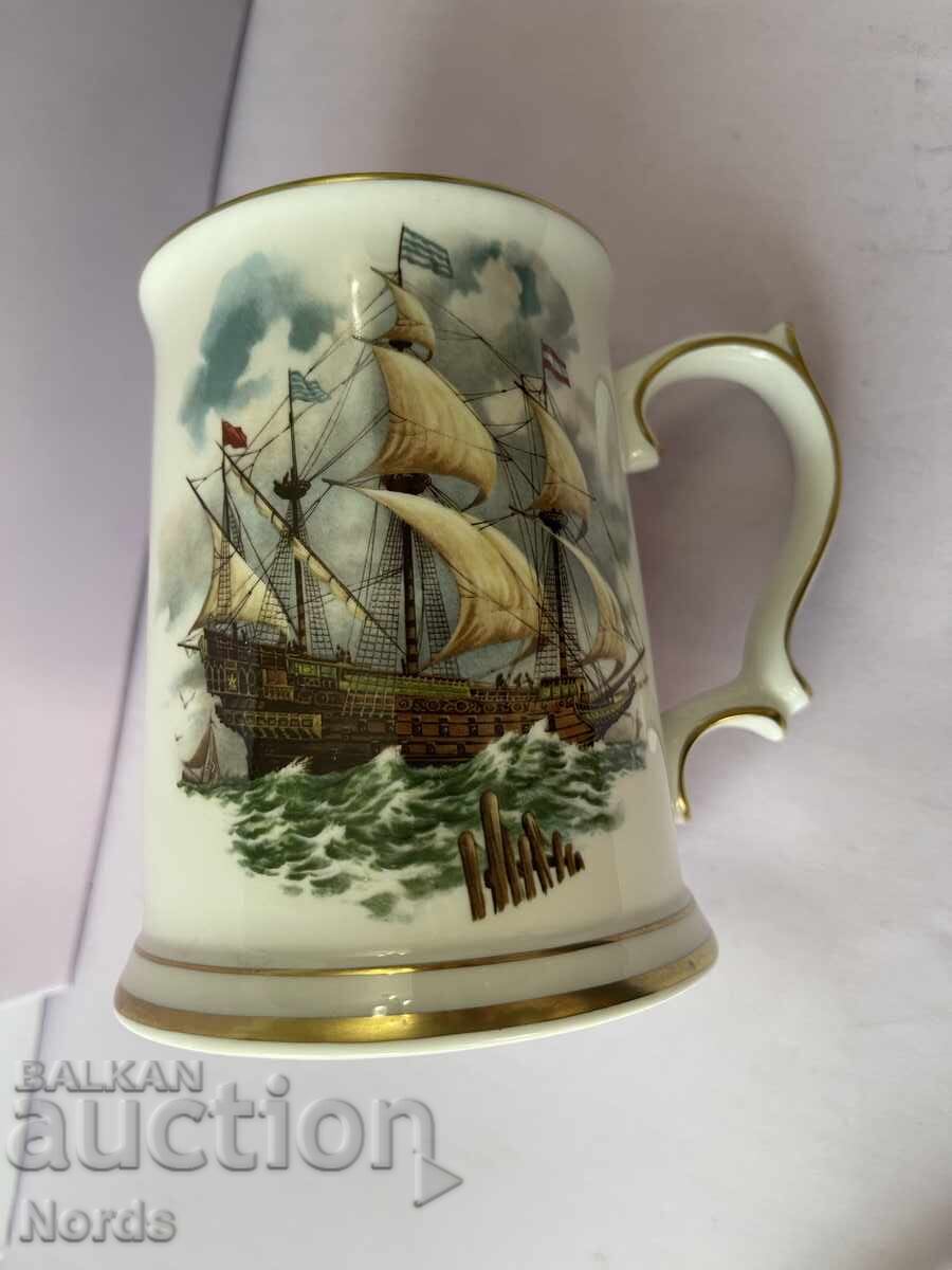 Английска порцеланова халба - 6 Английска порцеланова халба - 6