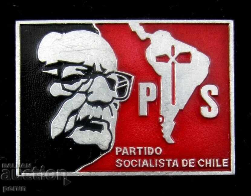 Partidul Comunist Chilian - Allende - Insignă Veche cu preț € 7.00 | 13.69 BGN Partidul Comunist Chilian - Allende - Insignă Veche cu preț € 7.00 | 13.69 BGN
