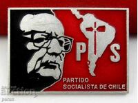Partidul Comunist Chilian - Allende - Insignă Veche