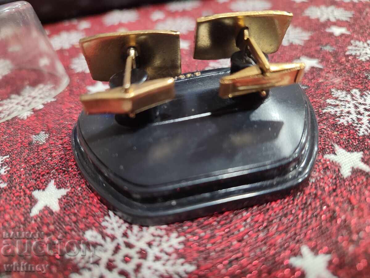 Δημοπρασία Επιχρυσωμένα Μανικετόκουμπα Duble 2