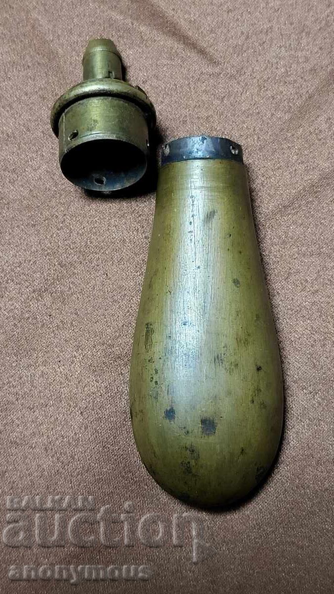 Μεταλλική παλιά μπαρουτα, μπαρουτάκι Μεταλλική παλιά μπαρουτα, μπαρουτάκι