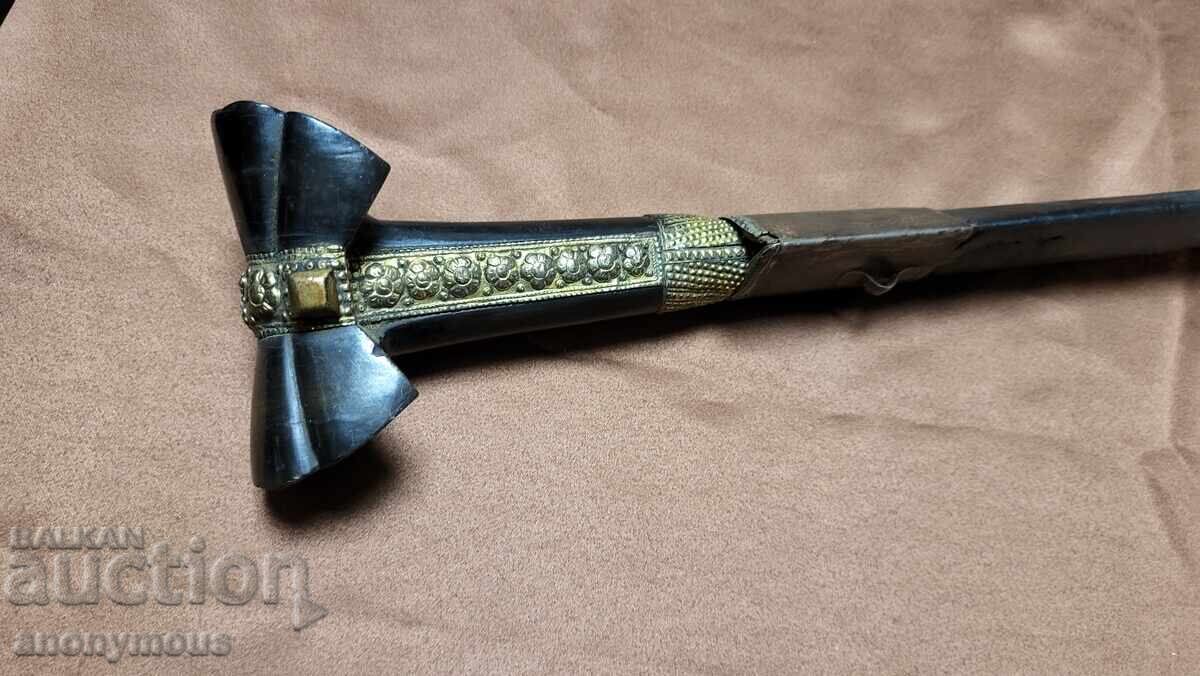 Auction  Balkan yataghan, saber, knife, dagger with rich and beautiful ornaments