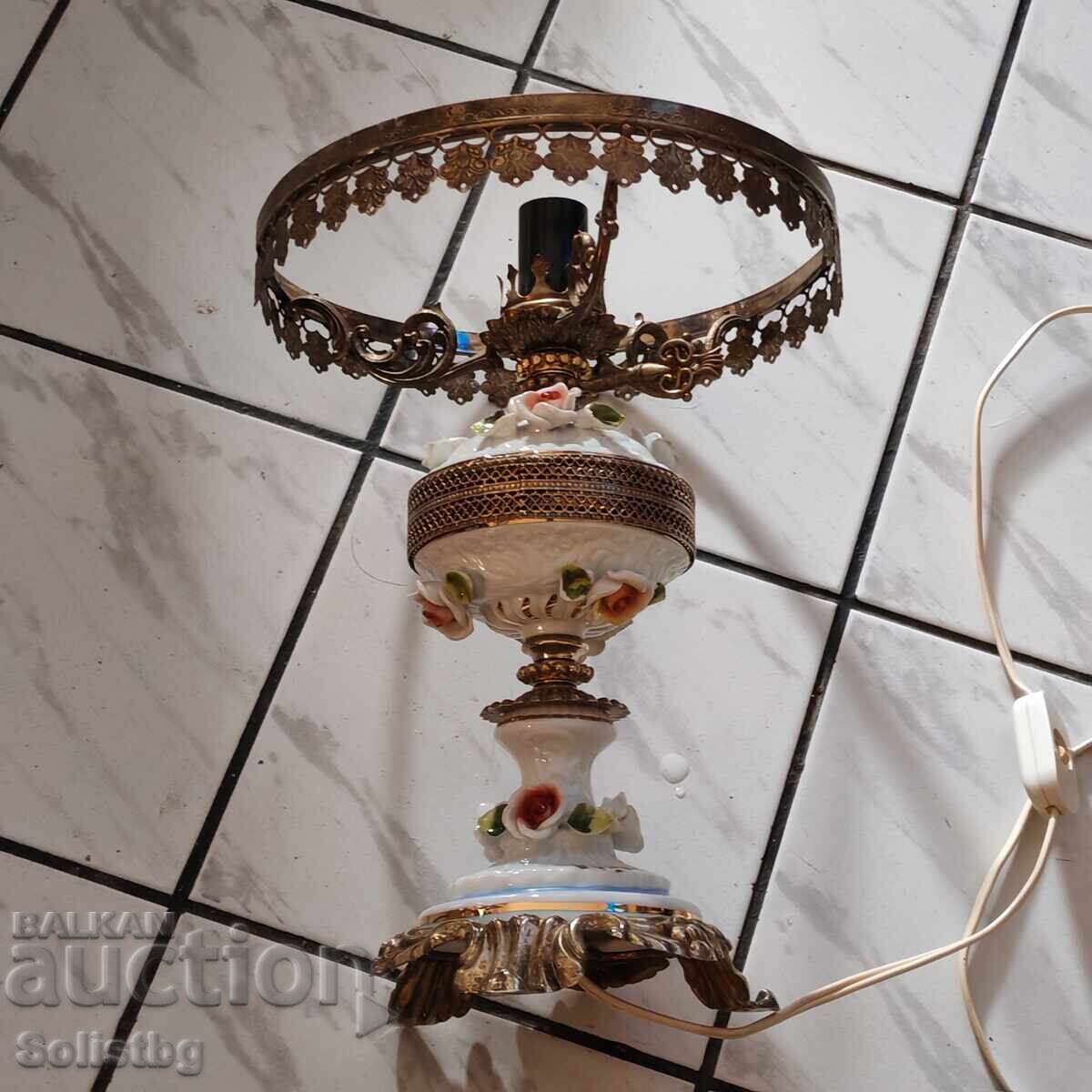 Old, vintage, porcelain night lamp with price € 90.00 | 176.02 BGN Old, vintage, porcelain night lamp with price € 90.00 | 176.02 BGN