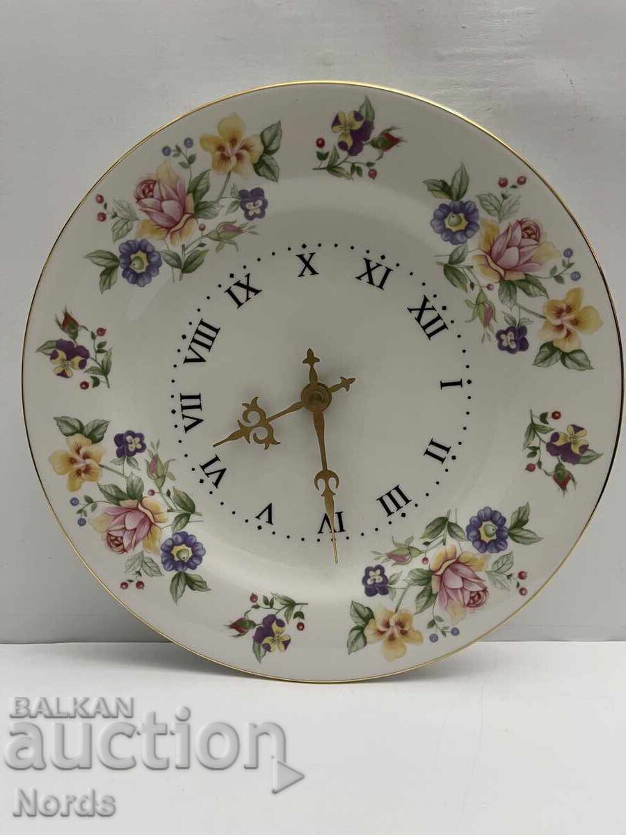 Licitație Farfurie ceas din porțelan englezesc Licitație Farfurie ceas din porțelan englezesc