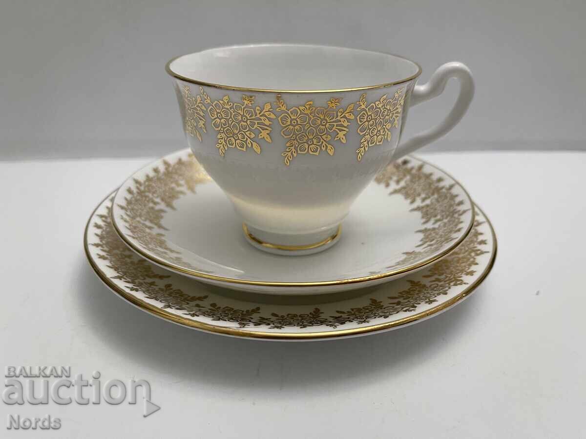 Clare Англиски троен сет за чай с цена € 0.01 | 0.02 лв.