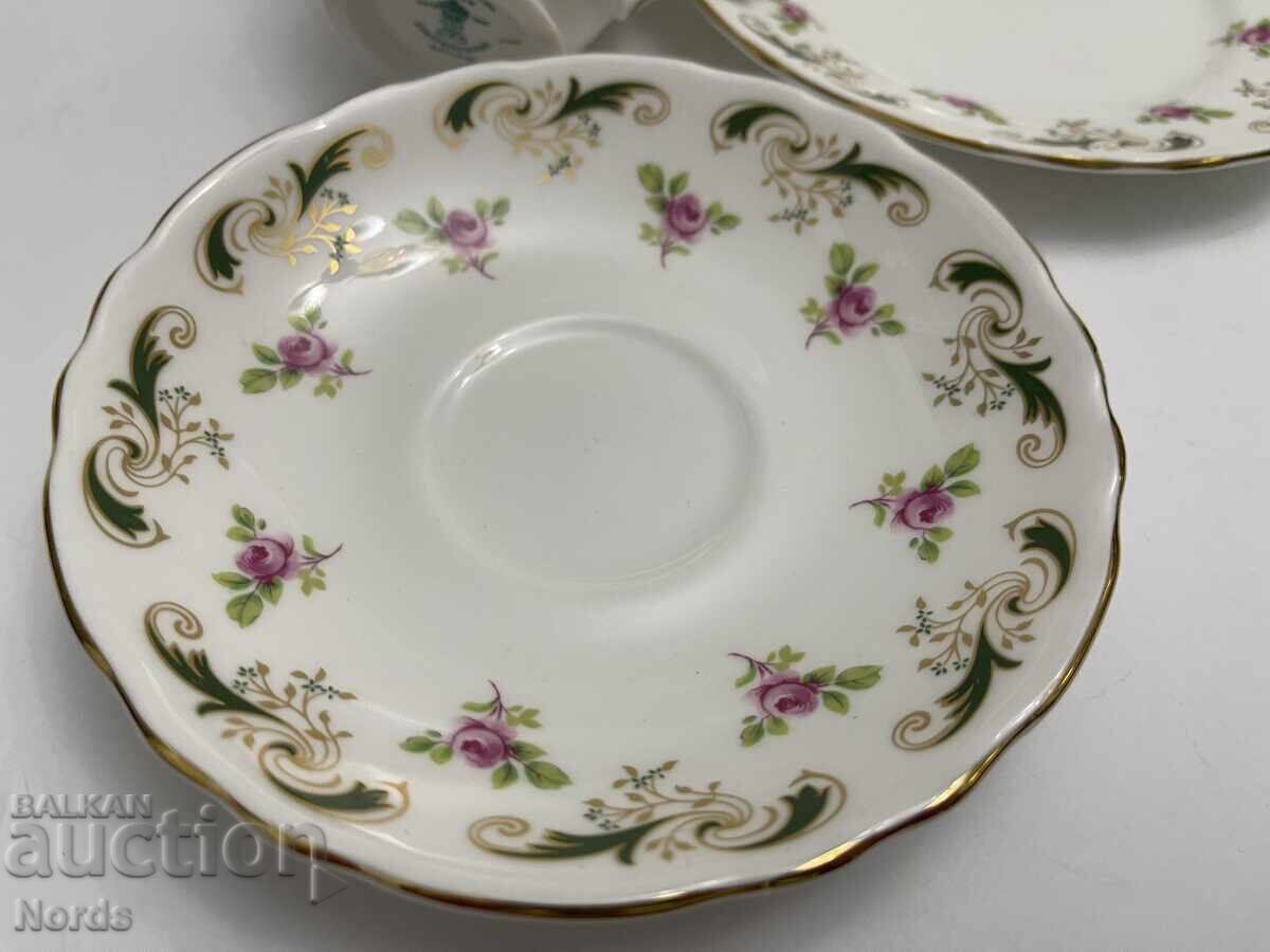 Staffordshir Αγγλικό σετ τριών τεμαχίων για τσάι - 5