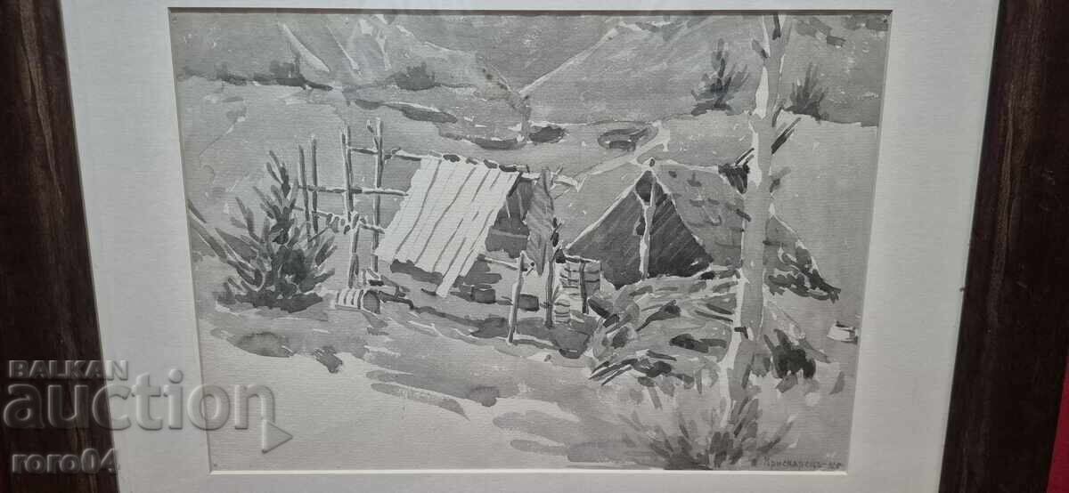 ХРИСТО ЙОНЧЕВ - КРИСКАРЕЦ ( 1879 - 1950 ) ПЕЙЗАЖ ХРИСТО ЙОНЧЕВ - КРИСКАРЕЦ ( 1879 - 1950 ) ПЕЙЗАЖ