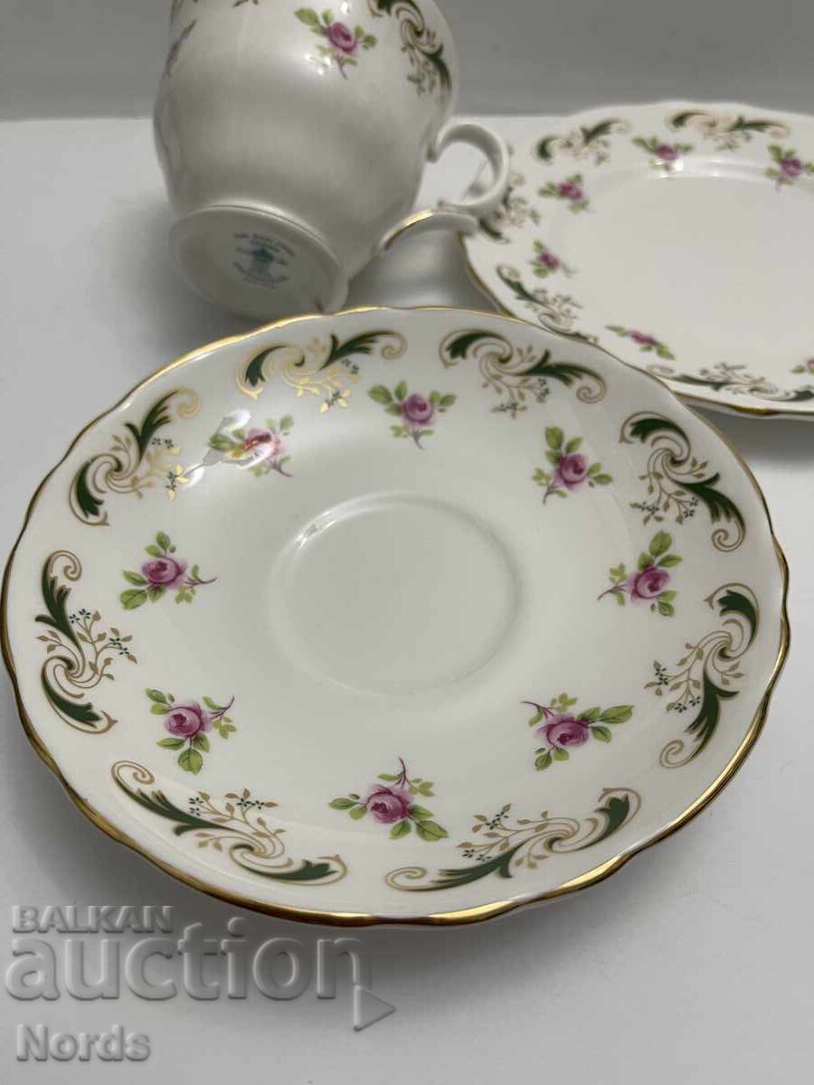 Staffordshir Αγγλικό σετ τριών τεμαχίων για τσάι - 5