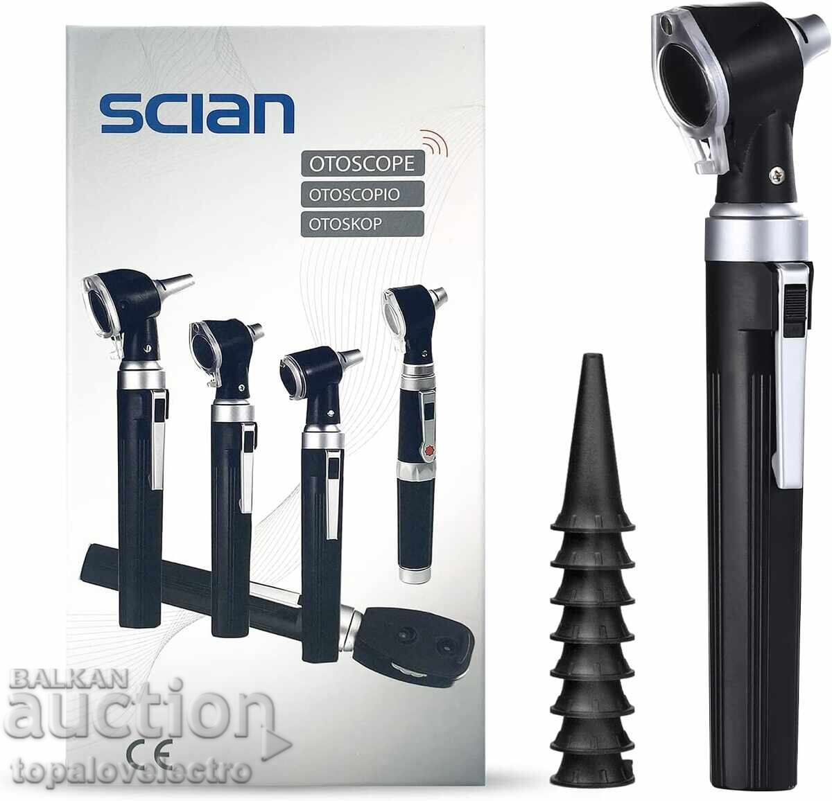 ΚΑΙΝΟΥΡΙΟ! Σετ ωτοσκόπιου - εργαλείο αυτιού με φως LED και 3x ΚΑΙΝΟΥΡΙΟ! Σετ ωτοσκόπιου - εργαλείο αυτιού με φως LED και 3x