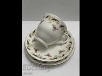 Staffordshir Αγγλικό σετ τριών τεμαχίων για τσάι