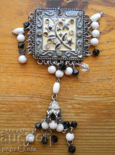 Antique pendant (enamel) - Morocco