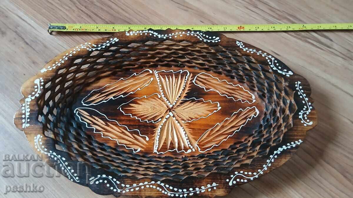 Дървен поднос,украса Дървен поднос,украса