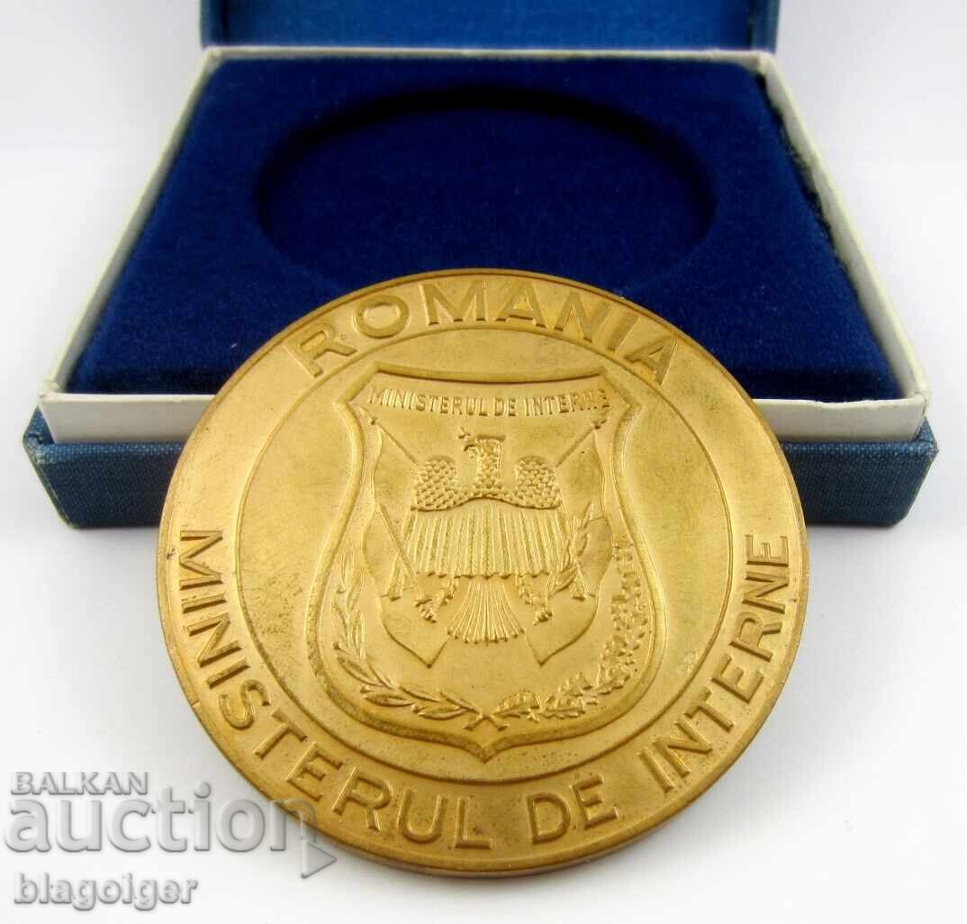 România-MAI-Poliție-Plachetă-Medalie de bronz