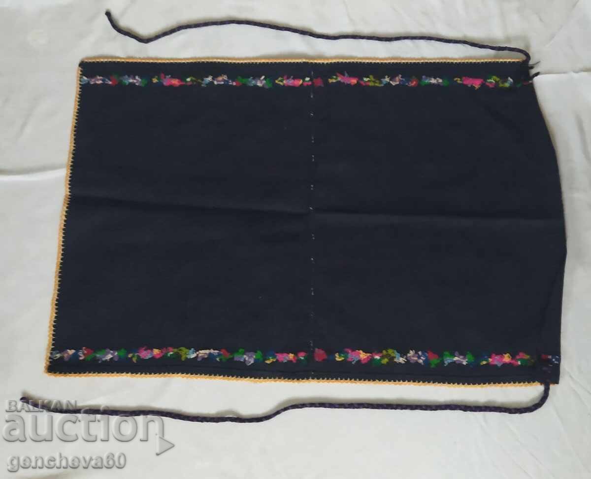 Auction  Authentic wool apron, embroidery