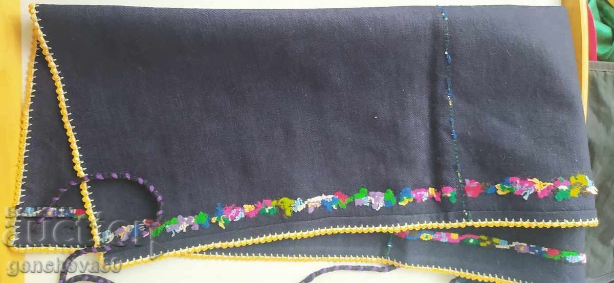 Authentic wool apron, embroidery - 7