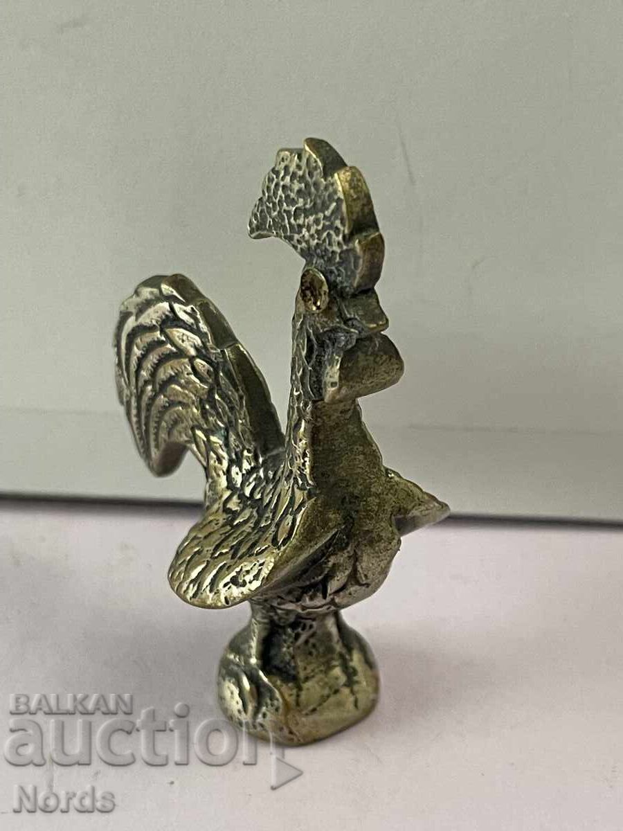 Αντίκα μεταλλικός κόκορας με τιμή € 0.01 | 0.02 BGN