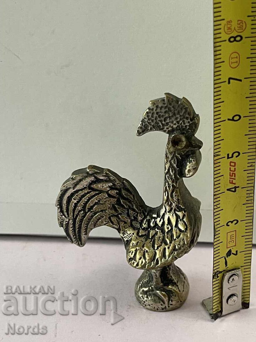 Παράδοση Αντίκα μεταλλικός κόκορας