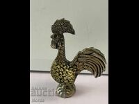 Αντίκα μεταλλικός κόκορας