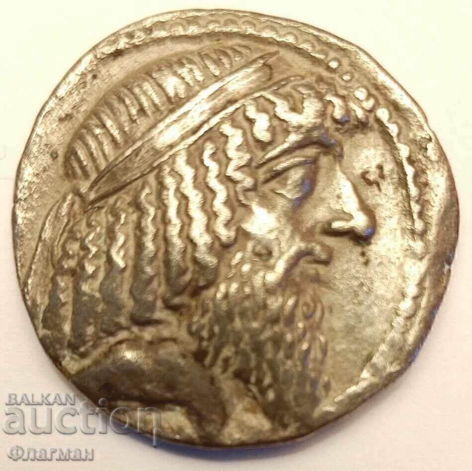 Tetradrahmă a regelui Atambelos I, 47 - 25 î.Hr. RRR!