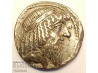 Тетрадрахма на Цар Атамбелос I, 47 - 25 г. пр. Хр. RRR!