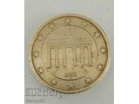 50 λεπτών Ευρώ Γερμανία - Πύλη του Βρανδεμβούργου - ΑΧΚ